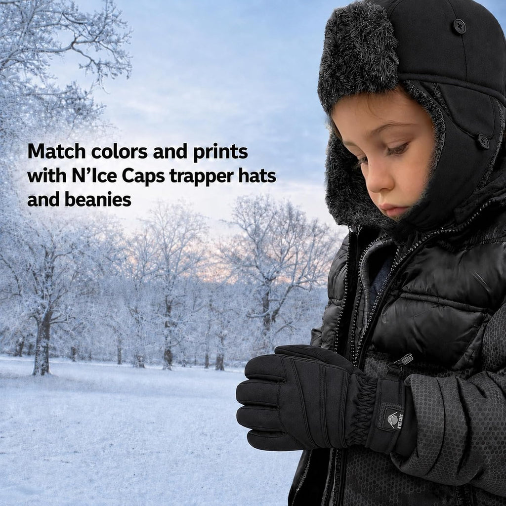 Kids Waterproof Winter Thinsulate Warm Gloves