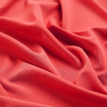 Nylon Spandex Fabric, 4 Way Stretch, 1 Yard, 65 Inch Wide, Red