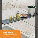 Grill Gazebo 6' x 8' with Galvanized Steel Roof and Pergola  - Image 4