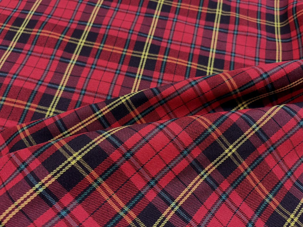 60 Inch Plaid Scottish Traditional Pattern Tartan Motif Printed 100% Woven Cotton Fabric for Clothing Tablecloth