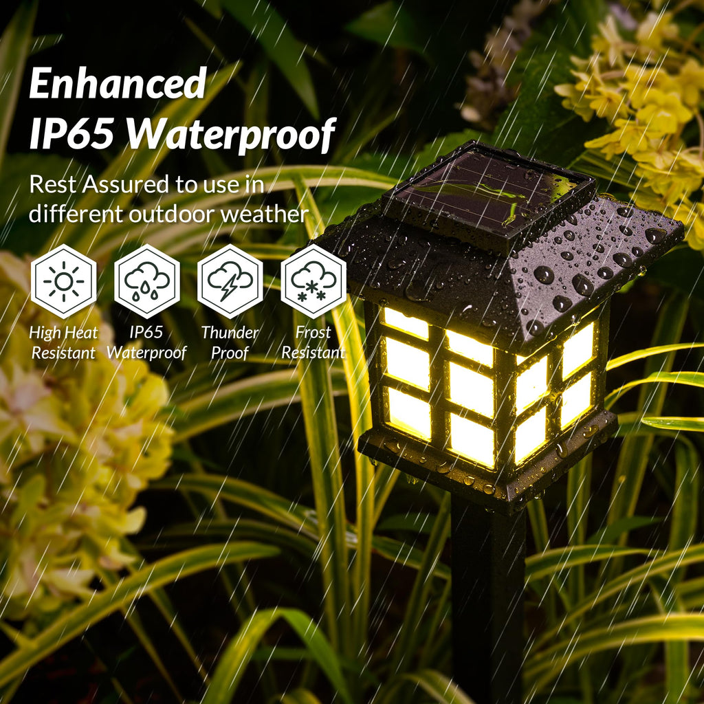 Solar Lights Outdoor Pathway Walkway Garden Solar Light Outside 16Pc