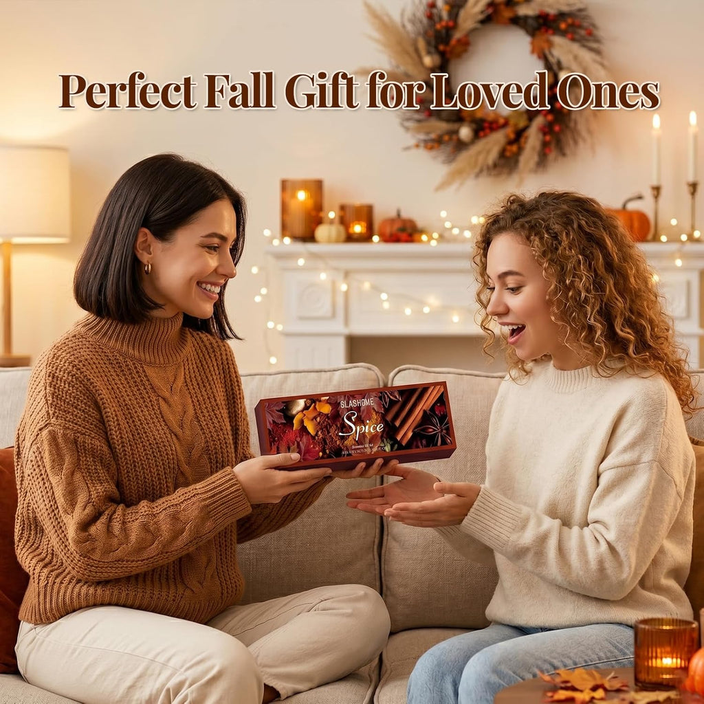 Fall Essential Oil Set for Diffusers - Set of 8