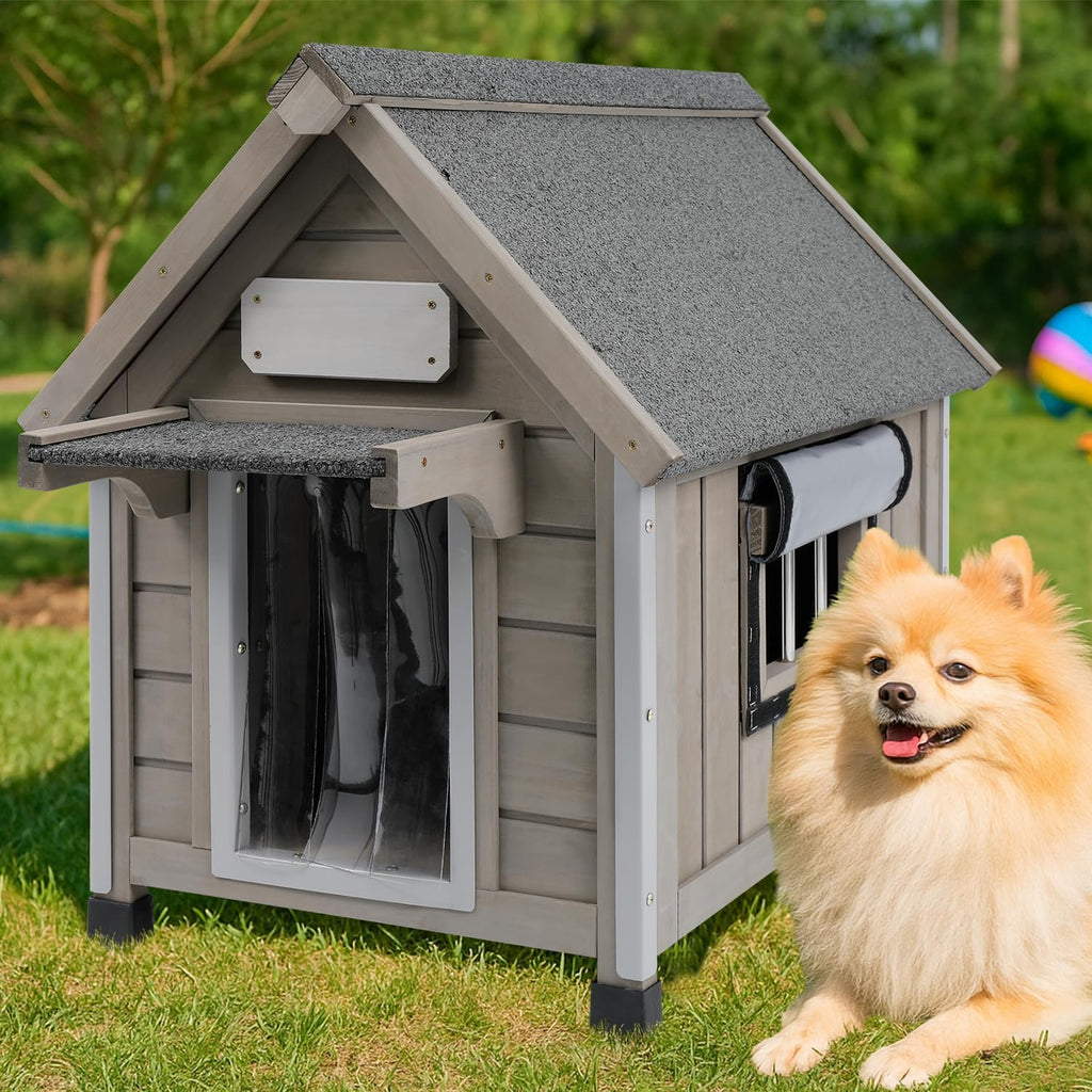 Wooden Outdoor Dog House for Small Dogs
