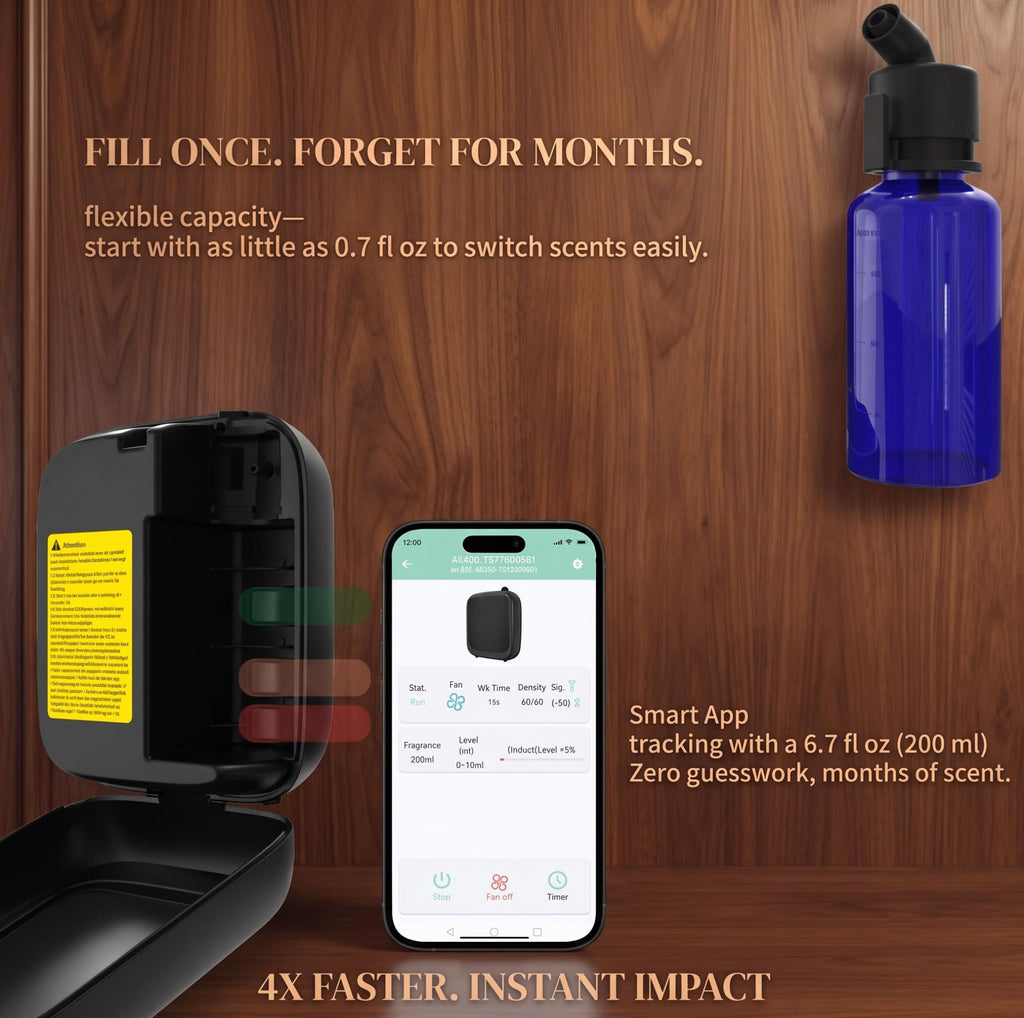 Waterless Scent Diffuser 3000 Sq Ft Whole House Hotel Aroma Diffuser