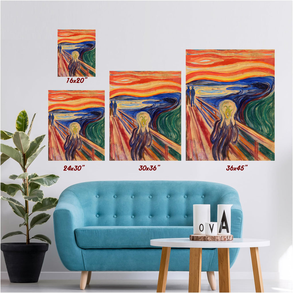 The Scream by Edvard Munch, Canvas Print