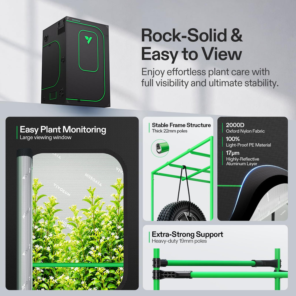 4x4 Pro Grow Tent Kit 550W Aerolight E42A+ Smart Control System
