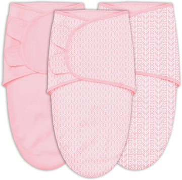 Pack Baby Swaddle Sleep Sacks - Swaddle Blanket with Soft Cotton - Ergonomic Wrap for Boys and Girls, 0-3