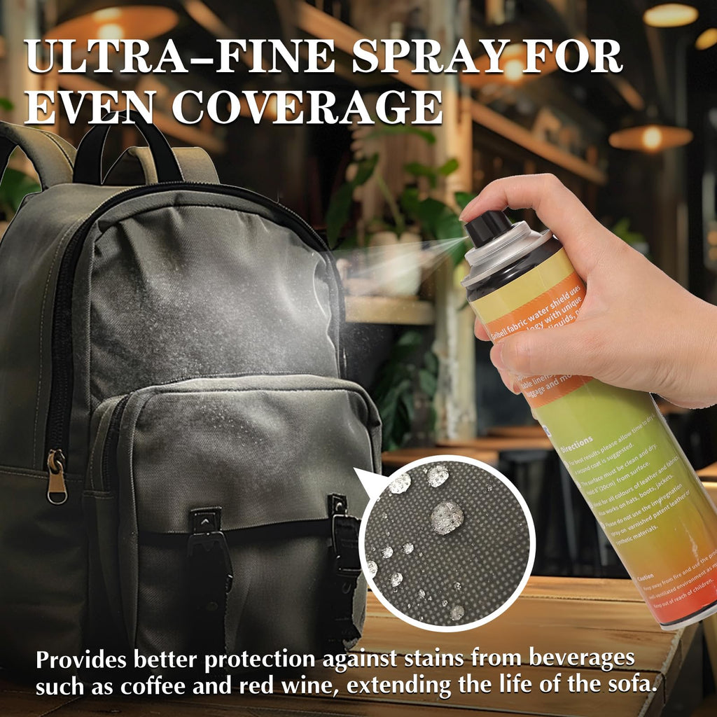 Fabric Waterproof Spray, 13.5 Oz Suede Protector Spray, Waterproofing and Stain Ideal For Cloth, Couches, Pillows