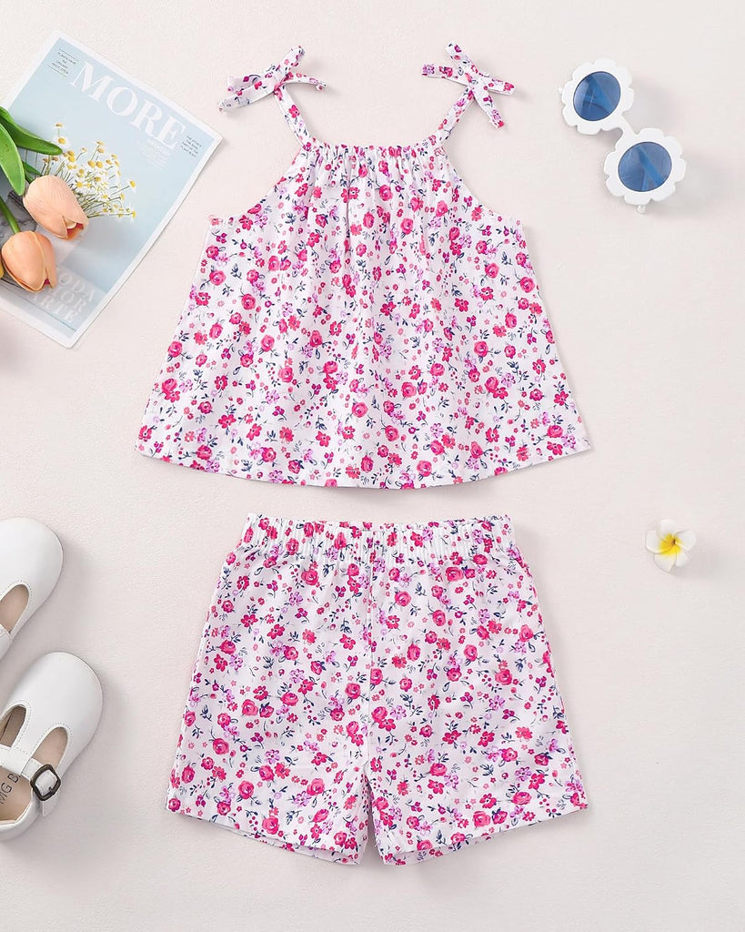 Toddler Baby Girl Clothes Summer Outfits Gift Cami Top Shorts Set