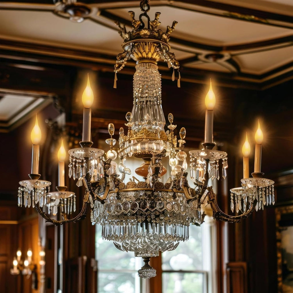 Silicone Dipped, Country Style, Electric Candle Lamp Chandelier Light Bulbs, 7 Watt Incandescent, Individually Boxed