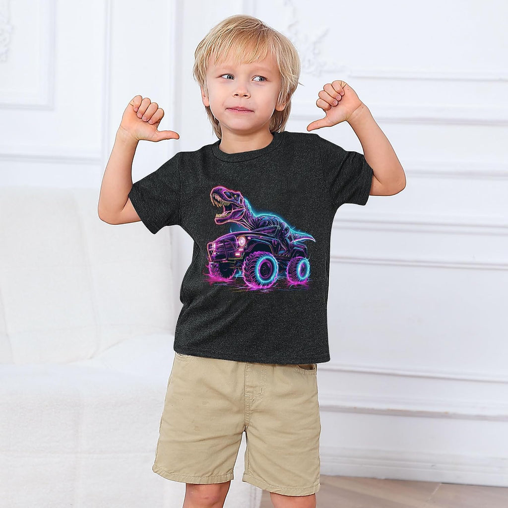 Boys Graphic T-Shirt, Cotton Short Sleeve Shirt for Kid