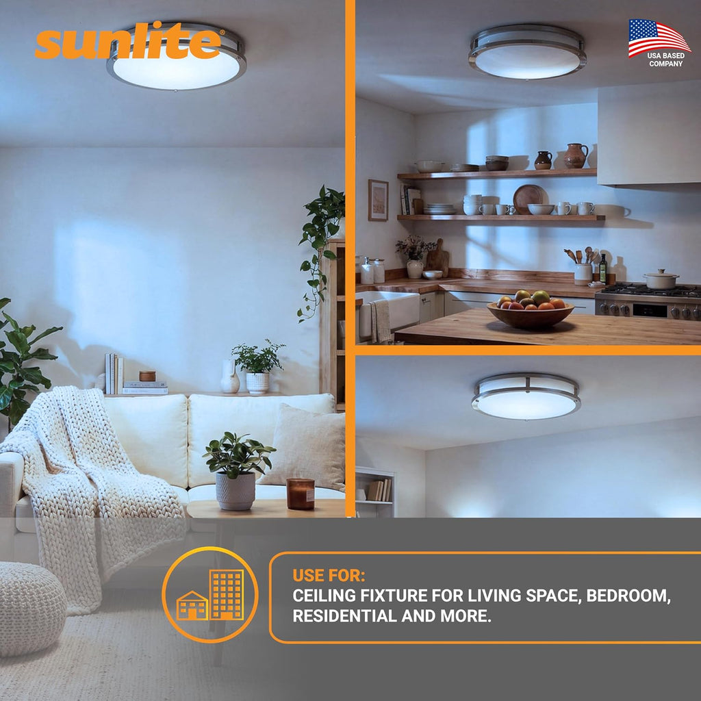 T9 Round Fluorescent Circline Lamp, 22 Watts, 1050 Lumens, 6500K Daylight, G10Q 4-Pin Base, 1 Pack