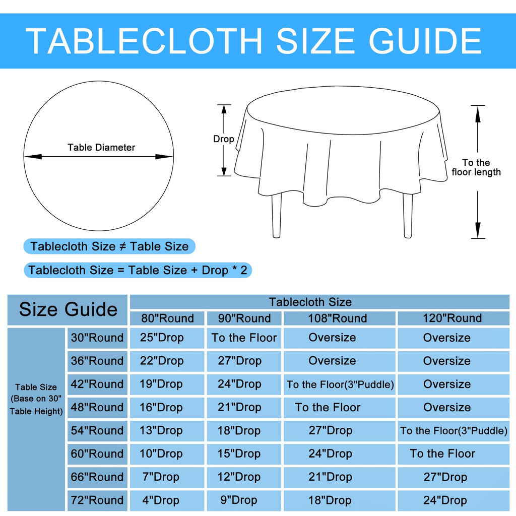 Beige Round Linen Tablecloth 120 Inch Dining Room