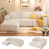 107'' Modular Sectional Sofa, L Shaped Cloud Couch for Living Room