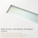 36" x 80" Fiberglass Entry Door with 4-Lite Frosted Glass - White, Right Hand Inswing, 4-9/16" Vinyl Frame