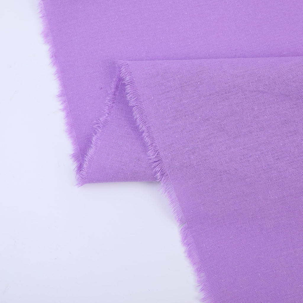 Purple Cotton Fabric for Sewing 59 Inch Wide Natural 100% Cotton Poplin Fabric by The Yard Soft Embroidery Cotton