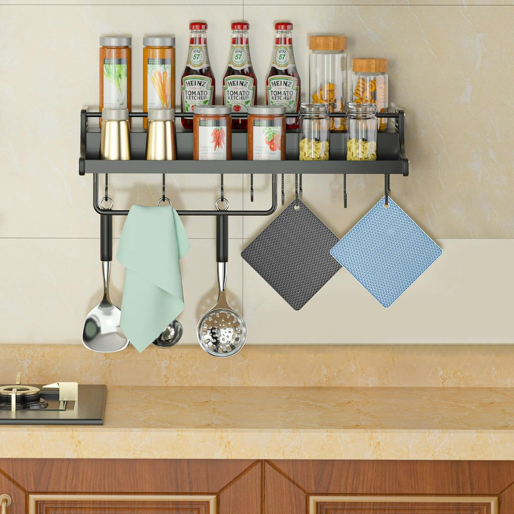 Silicone Trivets for Hot Dishes, Pots and Pans, Hot Pads, Mixing Color Silicone Pot Holders Mats Quartz Counter Heat