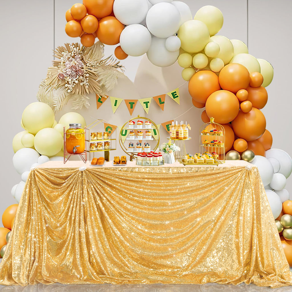 Sparkly Drape Tablecloth Gold Tablecloths Sequin Fabric Table Cloth