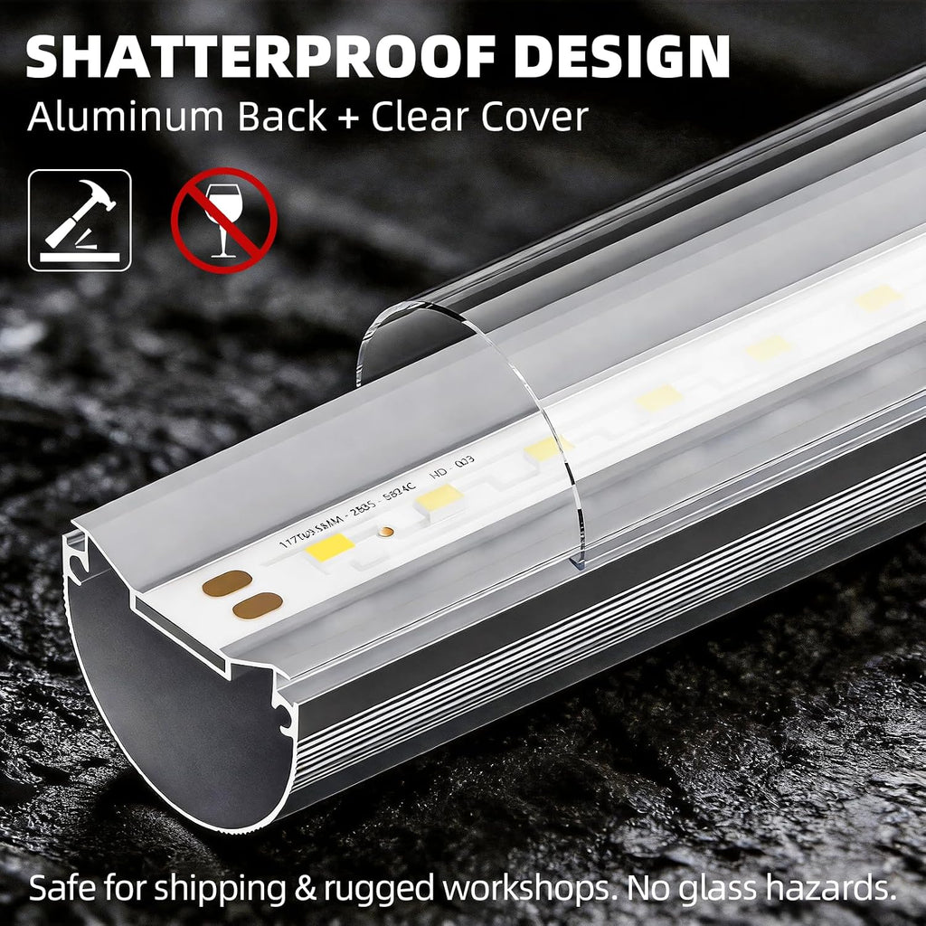 Fluorescent Light Bulbs 48 inch Long, Type A+B T8 LED Bulb 4 Foot Replacement for F32T8 or F40T12 Lights Tube