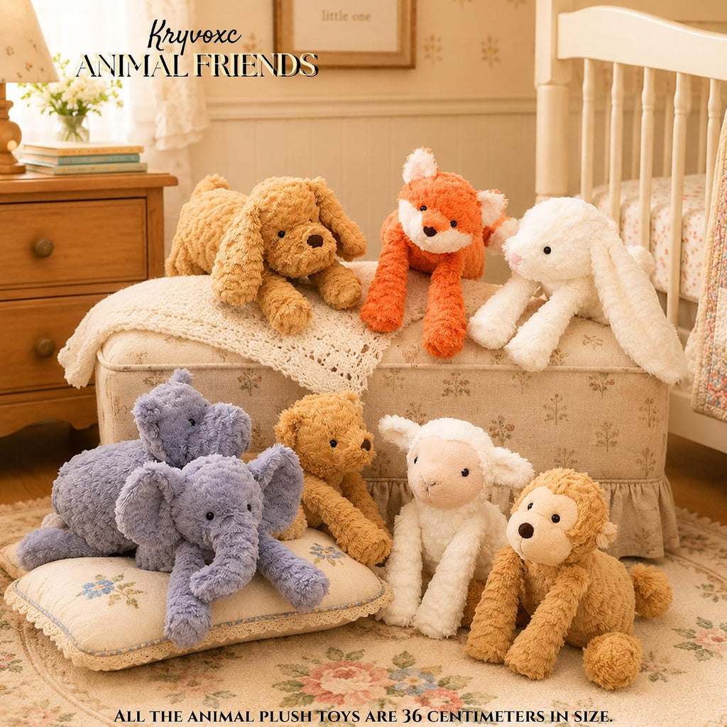 Blanket with Sheep Plush, Custom Minky Dot Gift