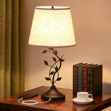 Table Lamp, Bedside Lamp, Rustic Lamp
