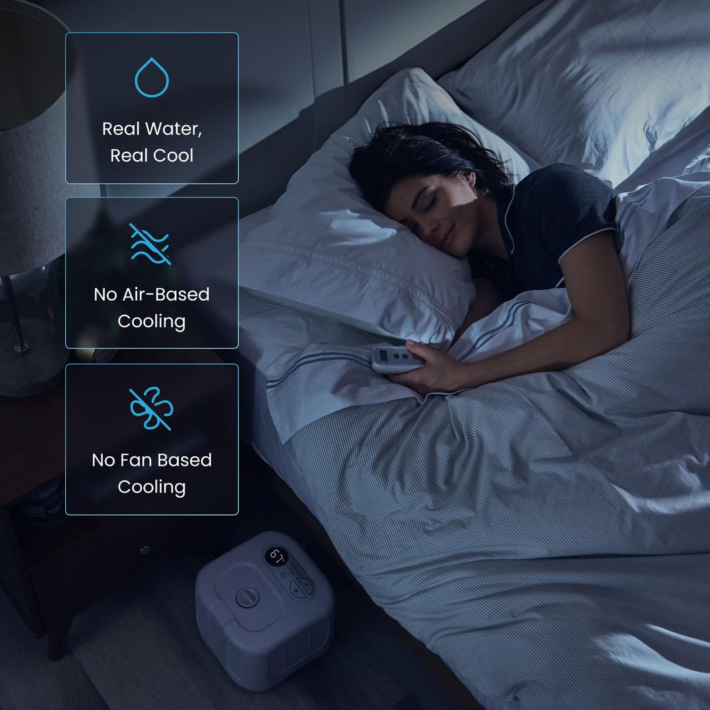 Chilipad Cube Bed Cooling System - Cooling & Heating Mattress Topper, Dual Zone Individual Bed Temperature, Cool