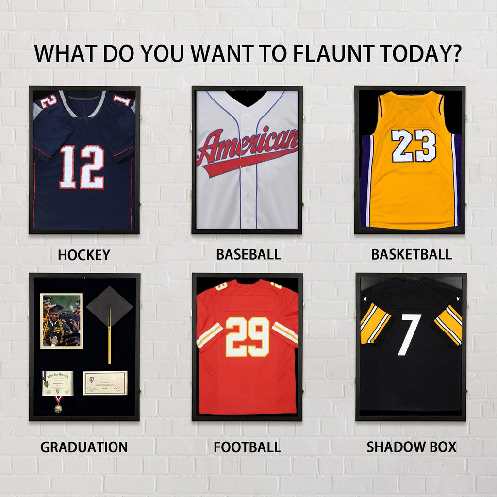 Jersey Frame Display Case 2 Pack Large Sport Jersey Shadow Box
