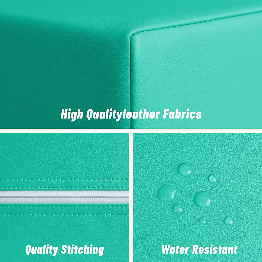 Piece Soft PU Leather Toddlers Climbing Toys, Baby Foam Climbing Blocks for Toddlers 3, Indoor Climb and Crawl