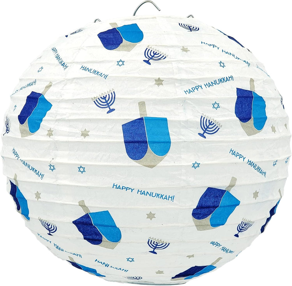 Hanukkah Hanging Ball Lanterns Ornaments , Hanukkah Decorations (Single) - Set of 6