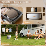Mini Laundry Machine 16L - Foldable Portable Laundry Machine and Spinner for Baby Clothes, Underwear, Socks; Ideal for
