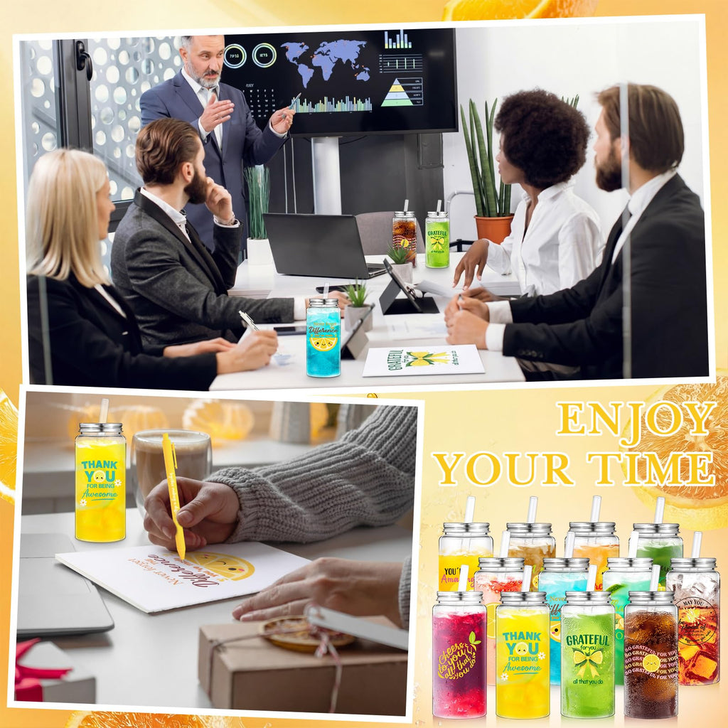 72 Pcs Thank You Gifts Bulk Employee Lemon Appreciation Gifts