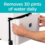 30-Pint Dehumidifier | Portable Dehumidifiers for Home | Energy Star Safe | Quiet Dehum | In Room Dehumidifying