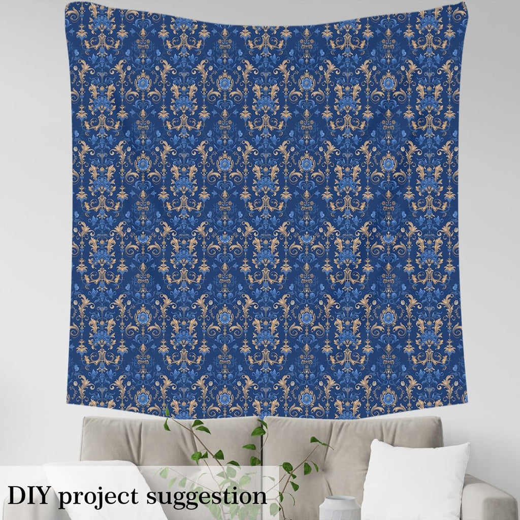 Baroque Damask Fabric by The Yard 1 Yard