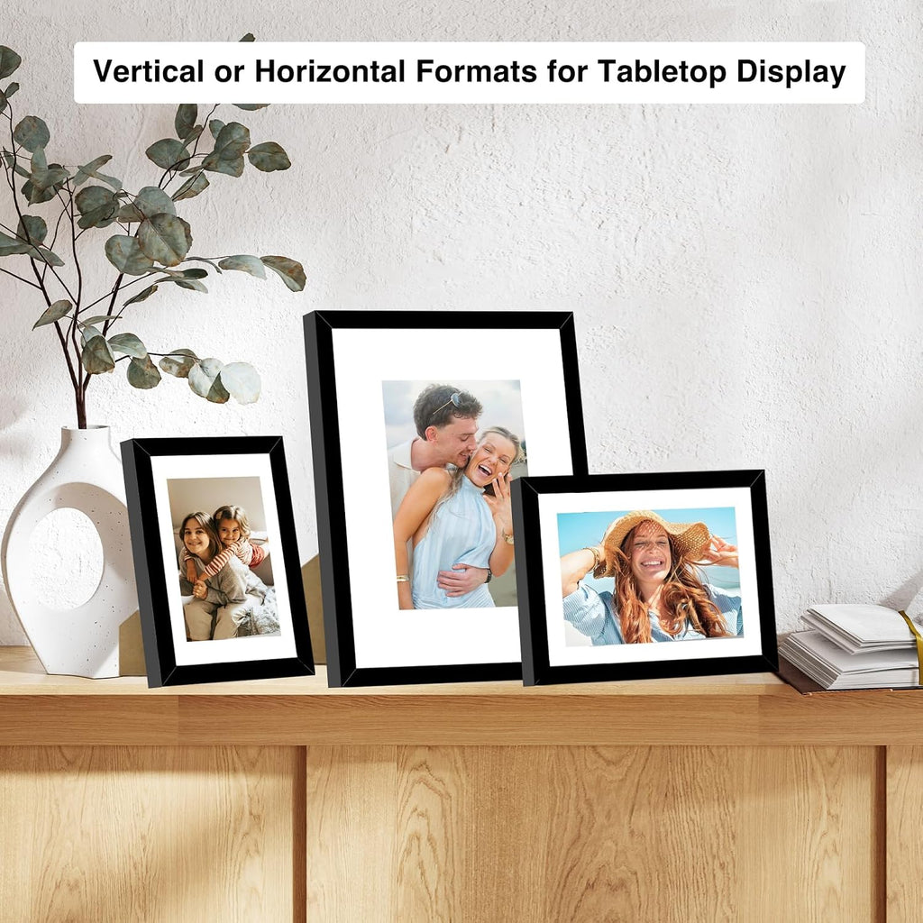 20 Packs Picture Frames Collage Wall Decor for Wall Hanging or Tabletop Display, Gallery Wall Frame Set for Family