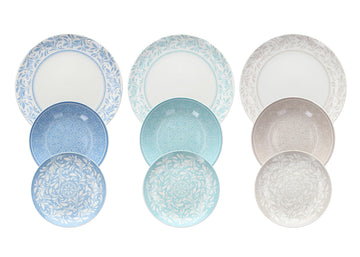 Celine 18-Piece Porcelain Dinner Set, Multi-Colour