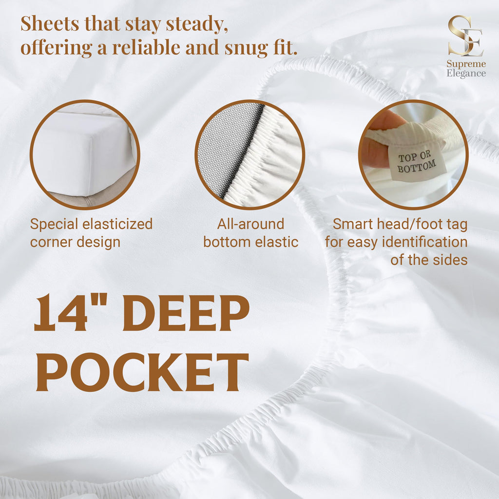 100% Organic Percale Cotton Twin Bed Sheets, Soft Silver