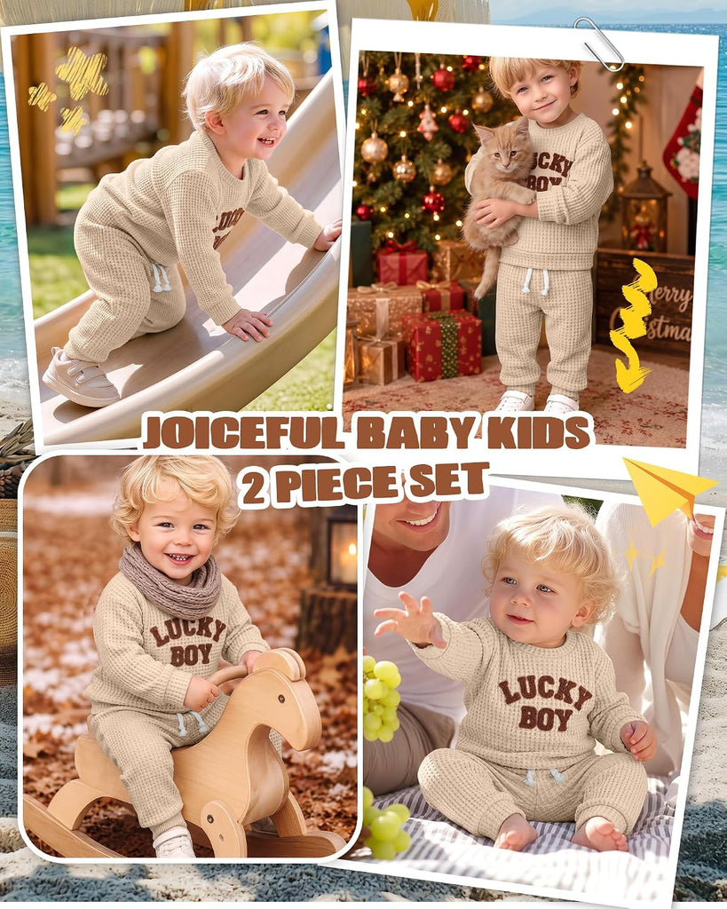 Baby Boys' Clothes Fall Winter Top Pants Set