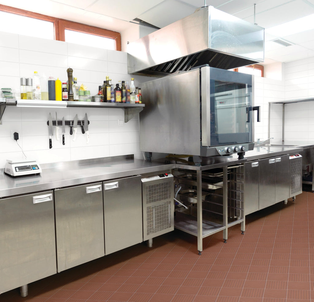 Quarry Red Blaze 6 inch x 6 inch Abrasive Ceramic Floor and Wall Tile (4 Pieces, 1 SF Coverage)