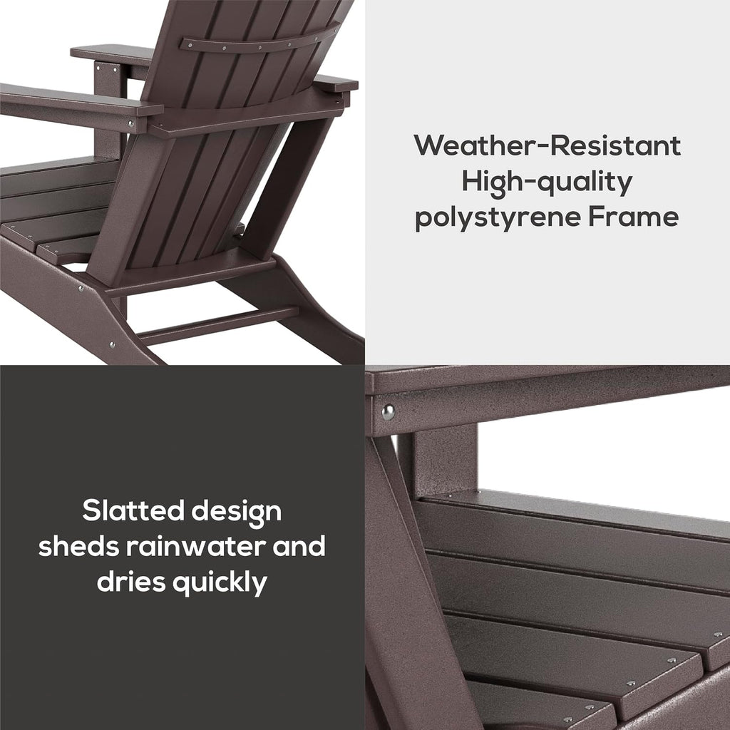 Dylan Outdoor Adirondack Chair, Lime