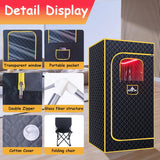 Red Light Portable Steam Sauna for Home, Infrared Sauna for Relaxation,Detoxification,1300W 3L Steamer