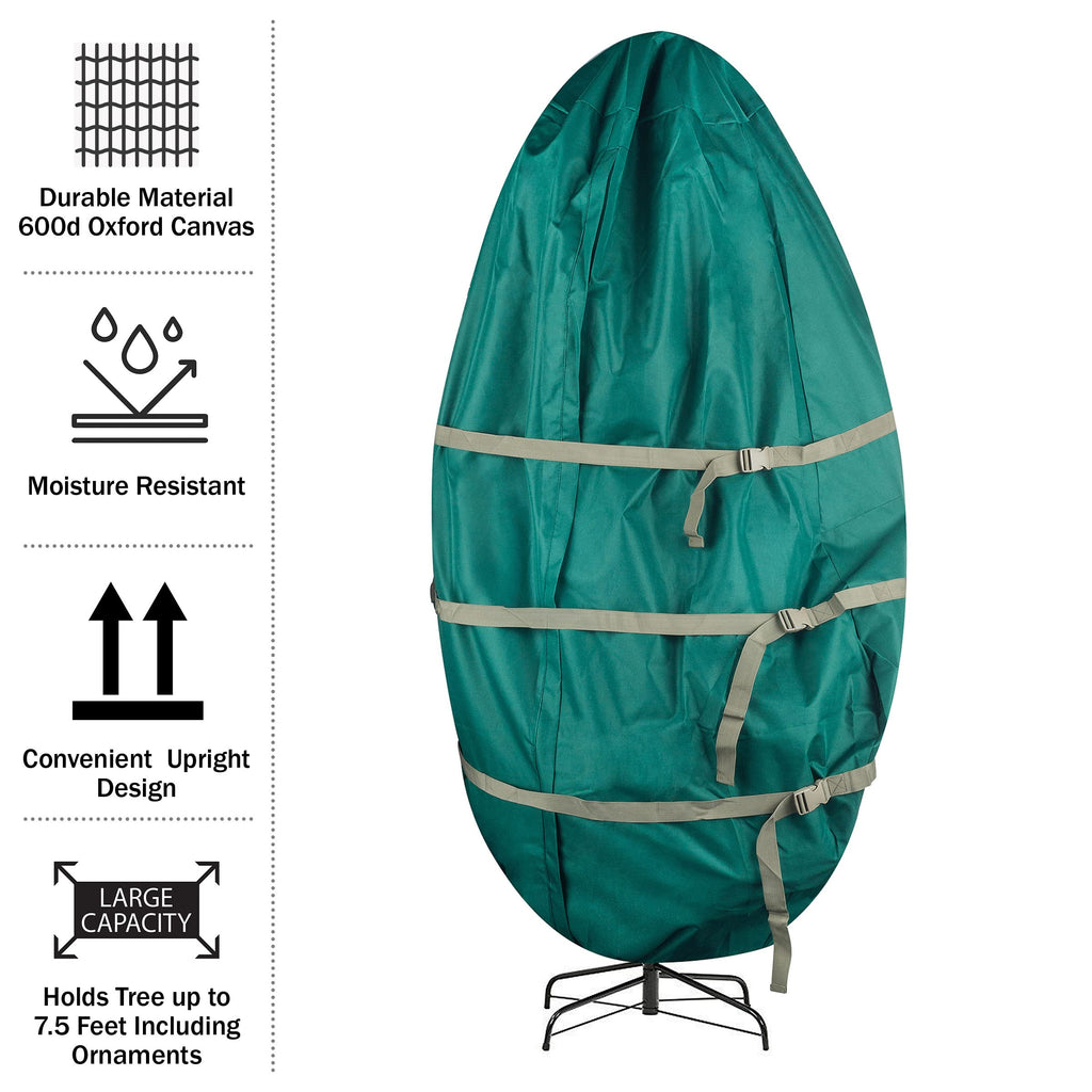 Upright Christmas Tree Storage Bag, Green, 75" x 35"