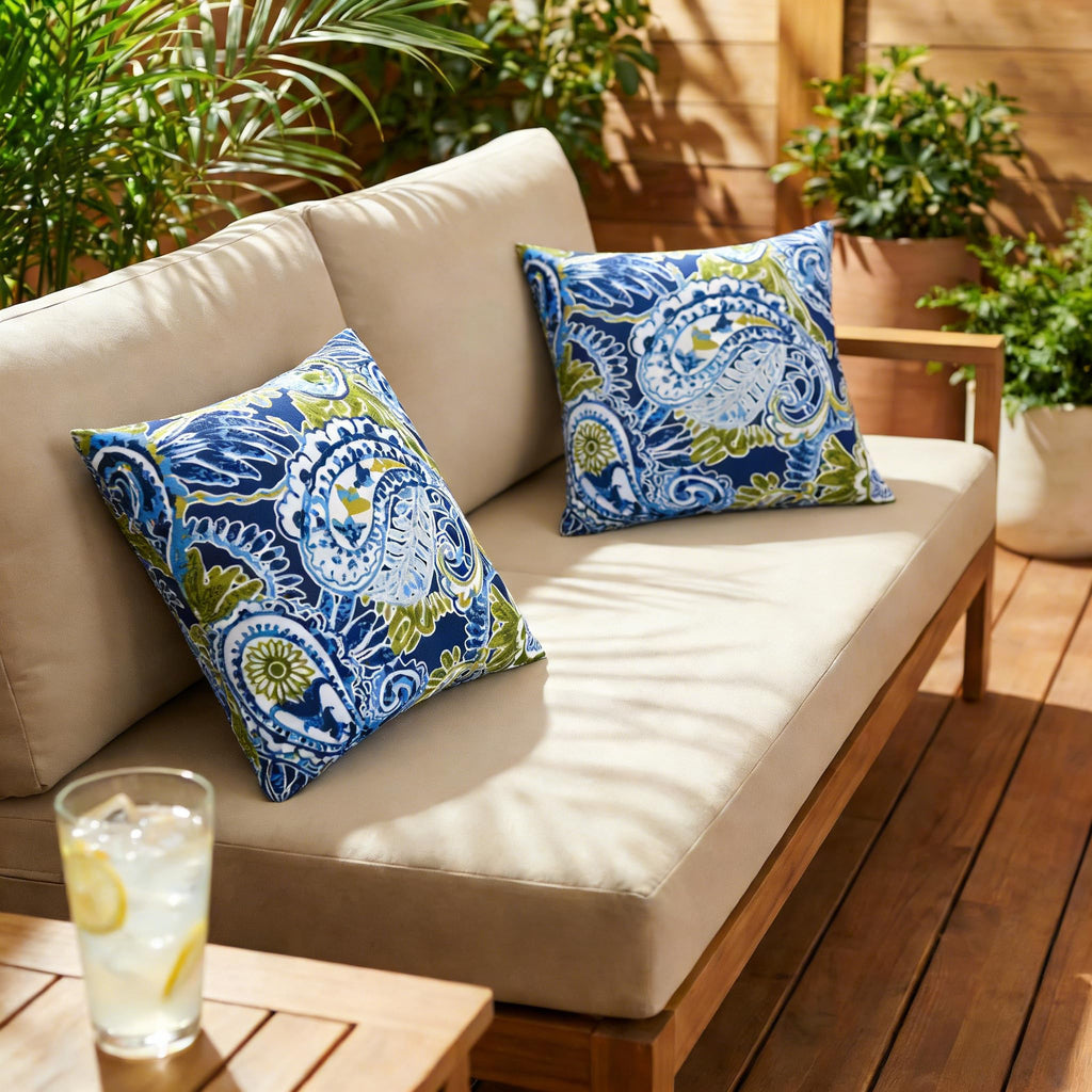 Outdoor Throw Pillow Green Outdoor Pillows with Inserts Included