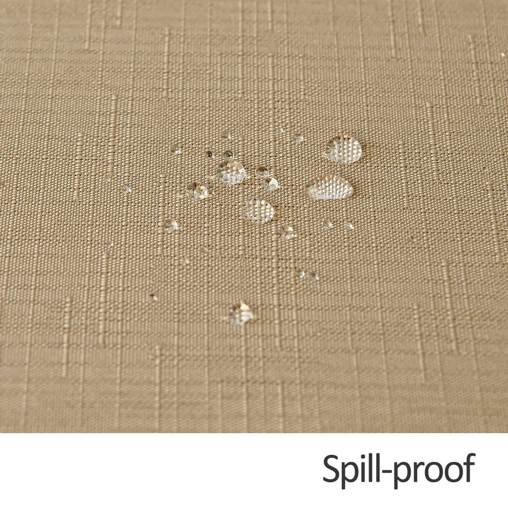 Faux Linen Texture Tablecloth Stain Resistant Waterproof, Wrinkle Resistant Washable Table Cloth, Fabric Table Cover