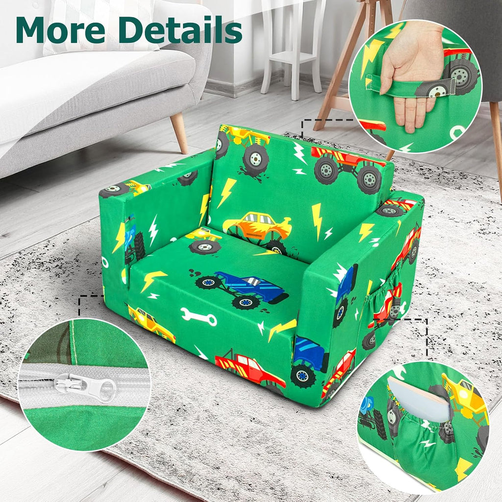 Kids Couch, in-1 Kids Fold Out Couch