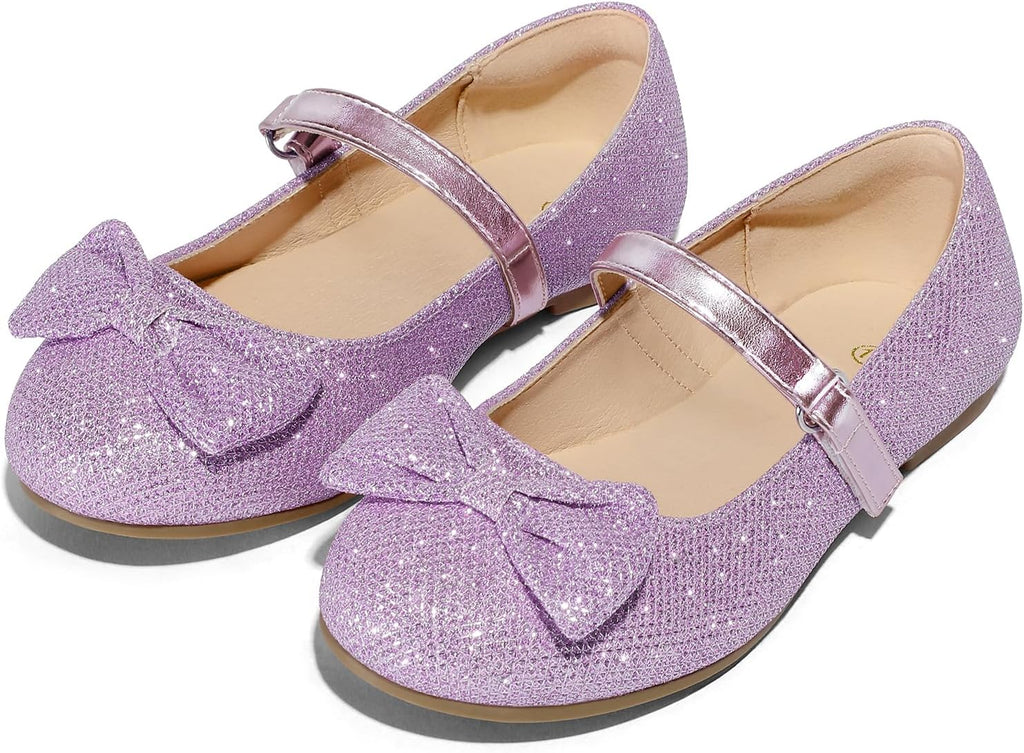 Girl's Non-Slip Soft Bow Ballet Flats
