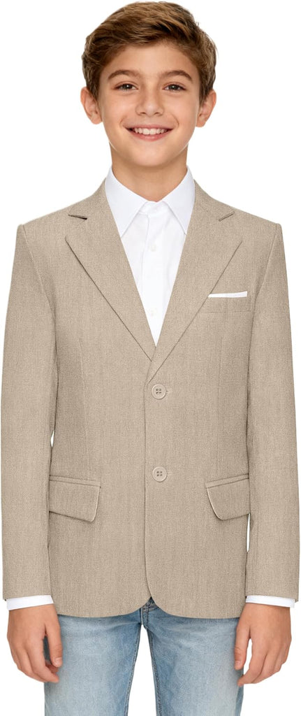 Boys Blazers Casual Suit Jackets for Kids Sport Coat Formal Dress Jackets