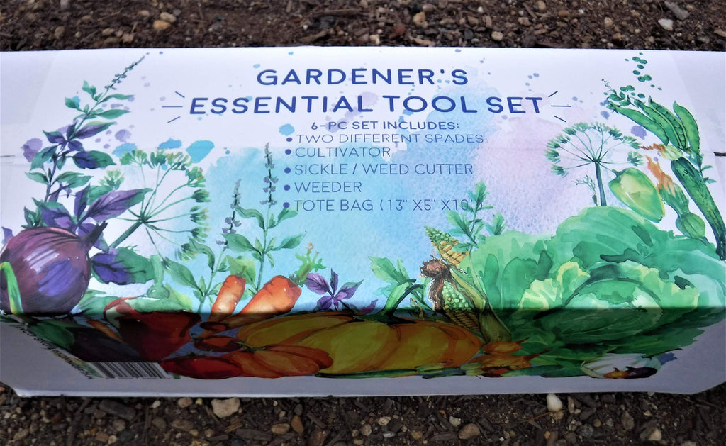Gardener's Essential Tool Set, Garden Tote, Farmhouse Garden Tools, Garden Bag, Gift for Gardeners
