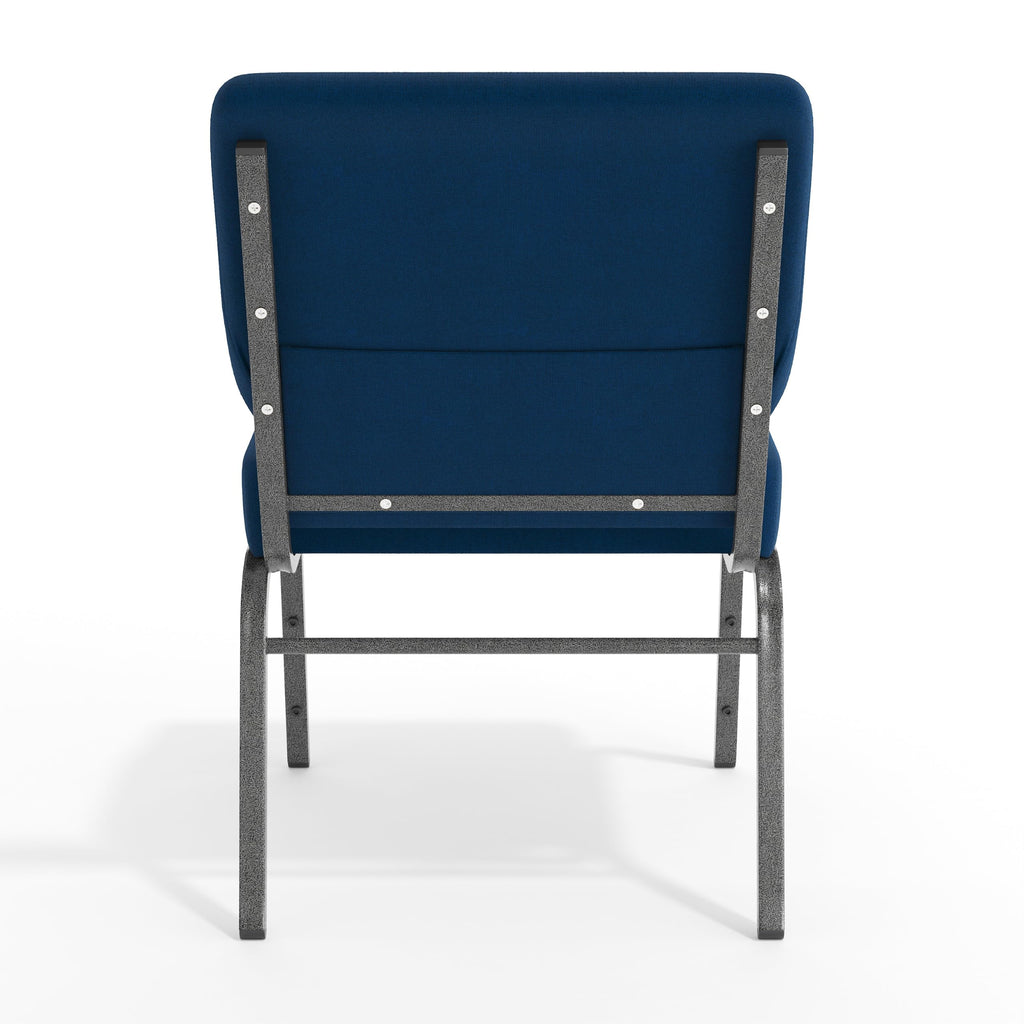 Navy Blue 21"W Stacking Church Chair, 4-Pack