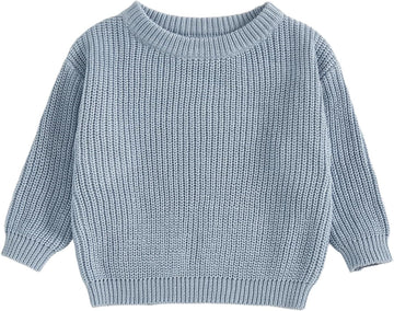 Baby Boy Girl Pullover Sweater 3 6 12 Knit Clothes Unisex Toddler Fall Winter Warm Long Sleeve Tops