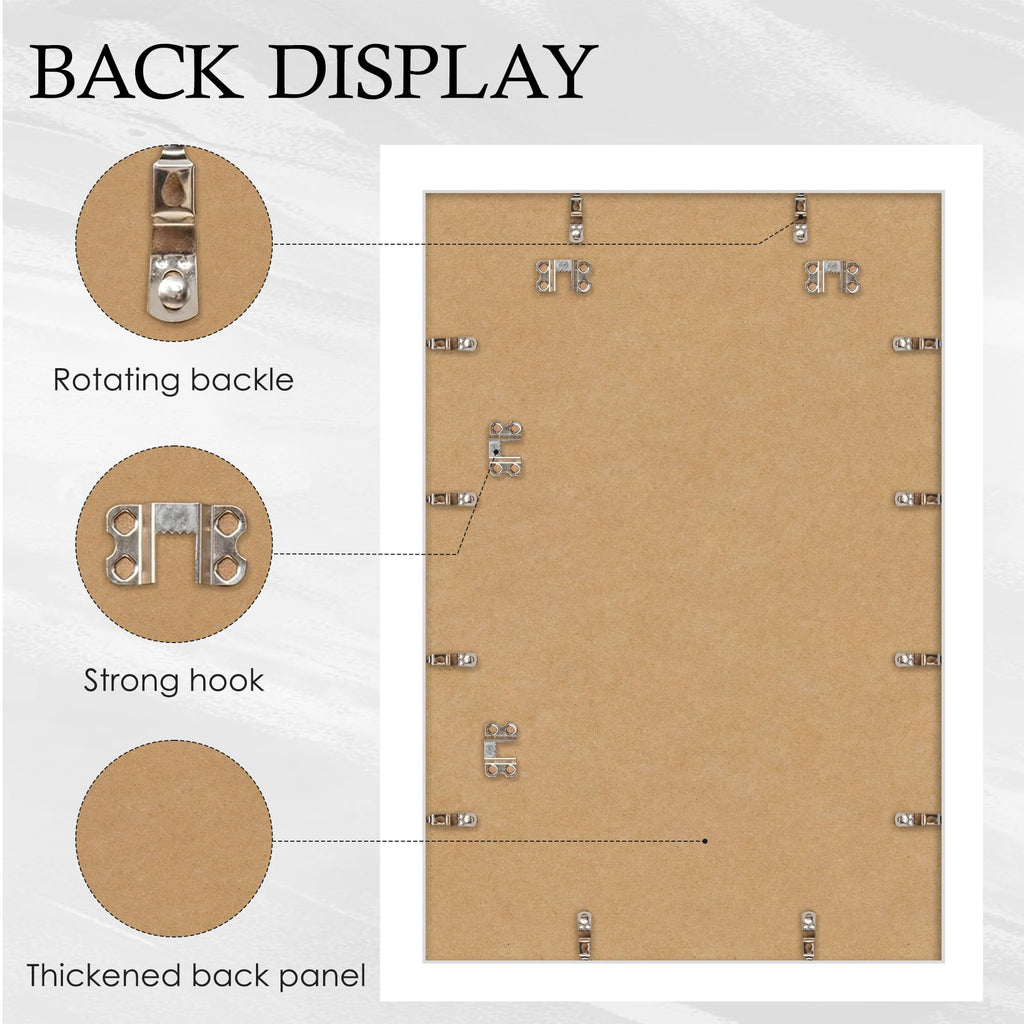 20x28 Picture Frame 2 Pack, White 20x28 Poster Frame for Puzzle